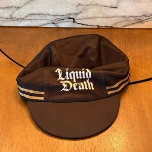 Liquid Death Black Cycling Cap